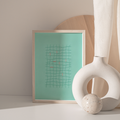 Tableau textile - Pool