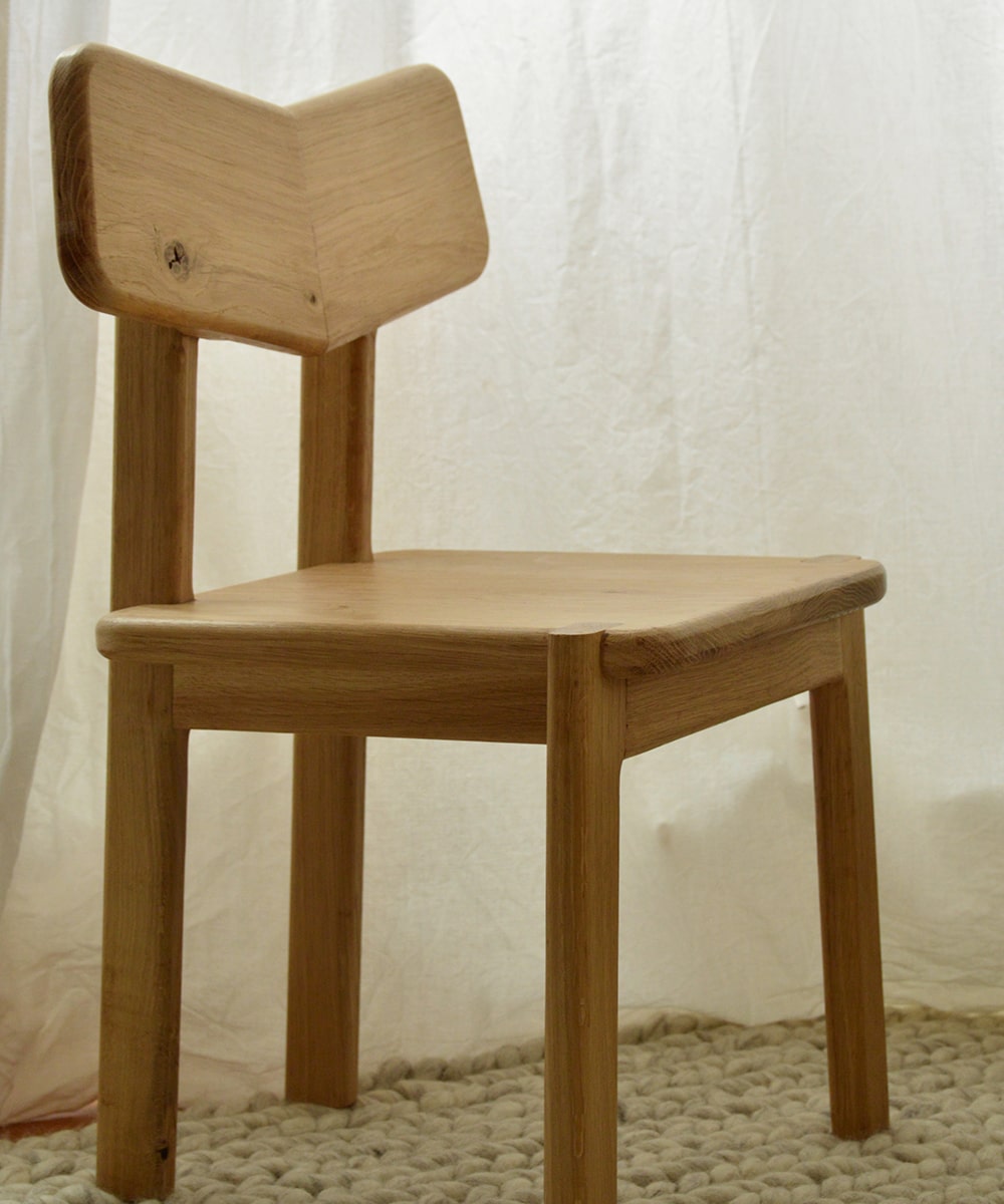 chaise marah en chêne massif d'appoint chaise enfant maison marah
